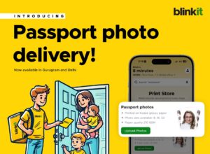 Blinkit Launches 10-Minute Passport Photo Delivery Service In Select Cities 