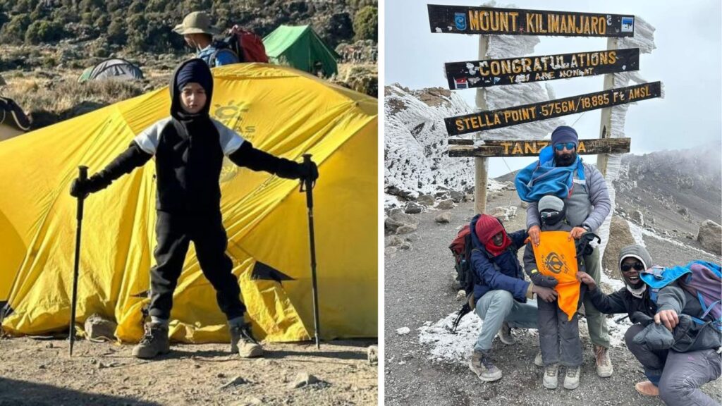 5-yr-old Punjab boy becomes youngest Asian to scale Mt Kilimanjaro