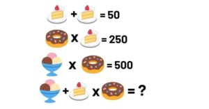 Can You Solve This Dessert Equation Challenge Before Time Runs Out!