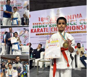 Pune: Wakad Boy Wins Gold, Silver at Independence Day Cup Karate Championship