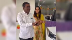 Daughter gifts car to father; video goes viral