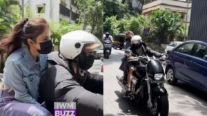 Rhea Chakraborty Spotted with Zerodha’s Nikhil Kamath Enjoying a Bike Ride—Watch the Video