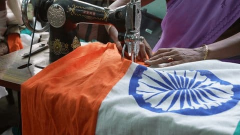 Nanded's Khadi flag demand soars nationwide ahead of Independence Day, Flags worth Rs.30 Lakhs sold