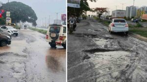 Pune Tathawade Punawale Residents Appeal To Repair Deteriorating Conditions Of NH 4 Service Roads