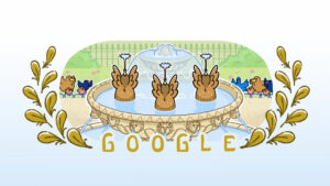 Tech Giant Google Celebrates Artistic Swimming Events at Paris olympics with Animated Doodle