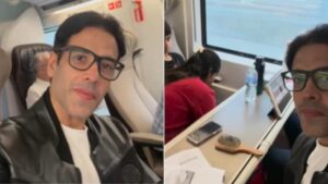 Tusshar Kapoor Shares Eurorail Video, Says He Prefers Mumbai Local; Fans mock ‘dilasa dene wali baat hai