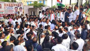 "Why Pay Toll When There's No Road?": Congress Protests at Khed Shivapur Toll Plaza