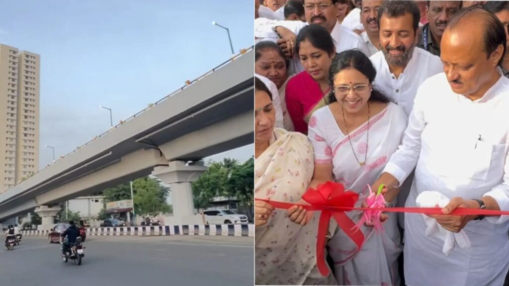 Pune: Ajit Pawar Inaugurates Flyover On Sinhagad Road