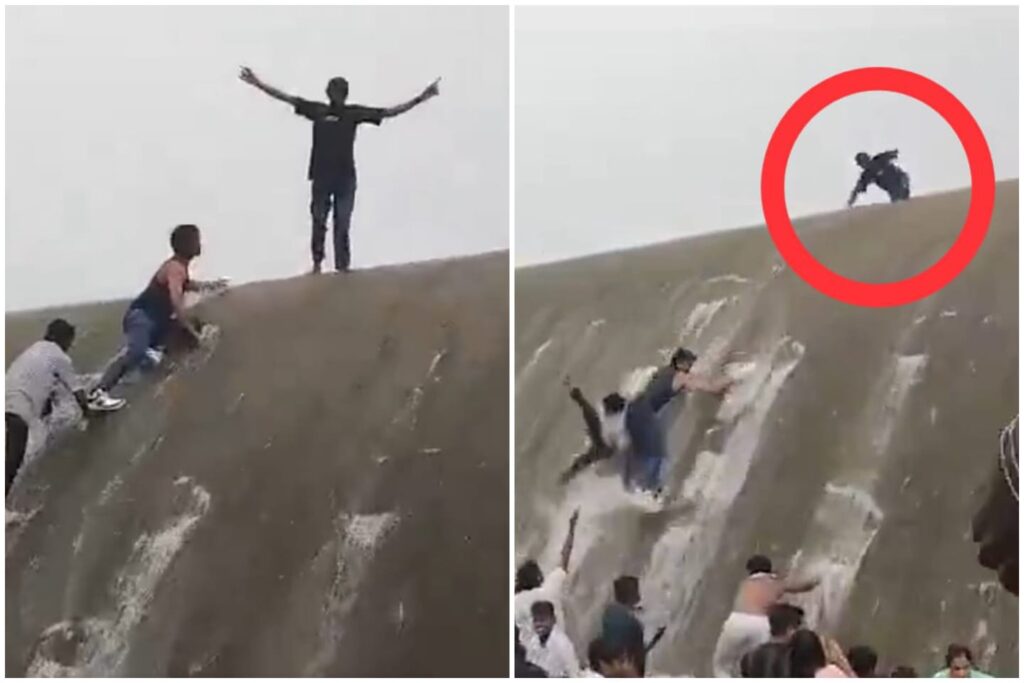 Nagpur: Young Man Dies in Lake Drowning Incident During Stunt – Watch the Dramatic Video