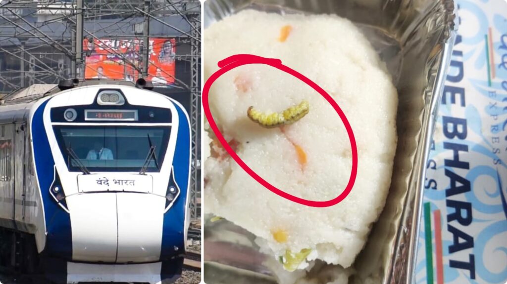Insects in Vande Bharat Express Meals: Third Incident This Year Sparks Passenger Outrage Over Food Quality