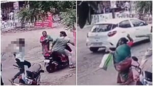Maharashtra: Mother's Brave Response Caught on Video After Son Is Attacked with Sword