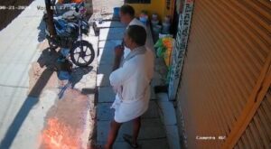 Watch: Man Tosses Matchstick on Leaked Petrol, Sparking Fire in Andhra Pradesh; Video Goes Viral