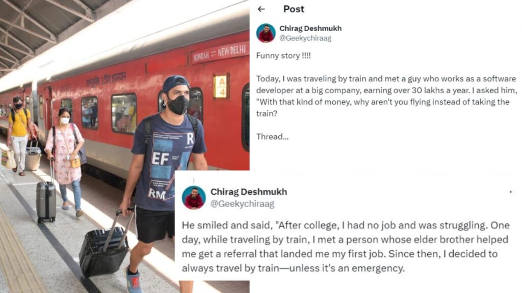 Why a Rs.30 LPA Techie Chooses Trains Over Flights Despite His High Salary: A Journey Back to Simplicity