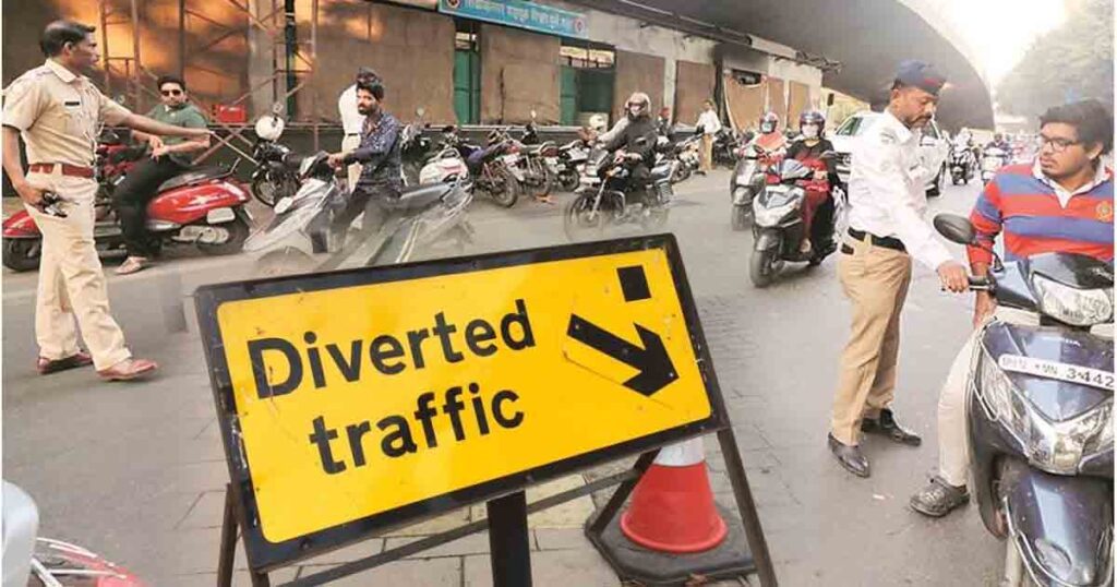 Pune: Traffic Diversions At Swargate For Smooth Bus Operations During Election Work