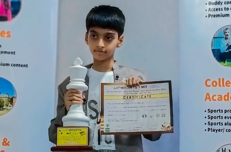 Young Chess Prodigy Avirat Chauhan From Pune City Shines At International Tournament