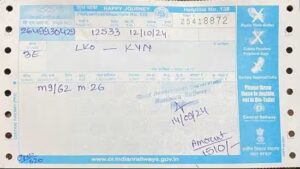 Passengers Puzzled by Handwritten Tickets at Charbagh Railway Station