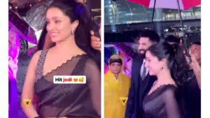 Shraddha Kapoor and Aditya Roy Kapur Reunite at Event, Fans Recall Iconic ‘Aashiqui 2’ Moment