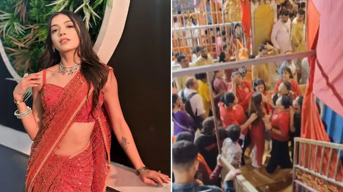Tv actor Simran Budharup says staff at Lalbaugcha Raja misbehaved with her; post goes viral