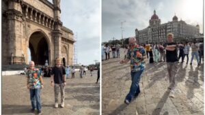 US 'Dancing Dad' Goes Viral with 'Ban Than Chali' Dance at Gateway of India