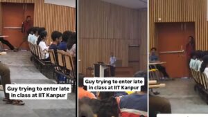 Viral Video from IIT Kanpur Captures Hilarious Classroom Moment, Sparking Nostalgia for College Days
