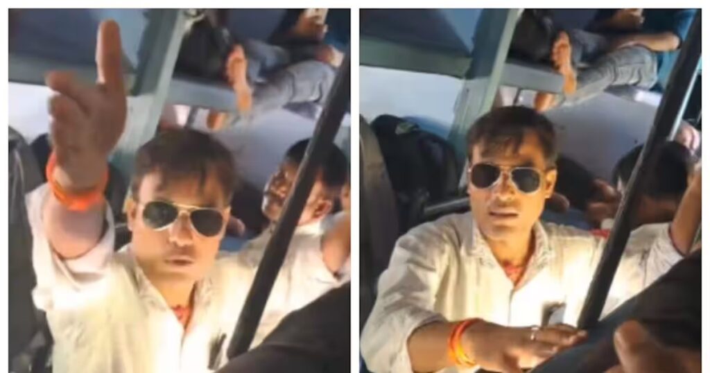 Watch Ticketless Man Argues Over Reserved Seat in Viral Train Video