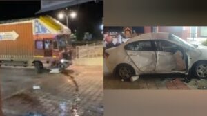 Pune: Drunk Driver Crashes Truck Into Hotel After Food Denial, Damages Vehicles, Watch Video