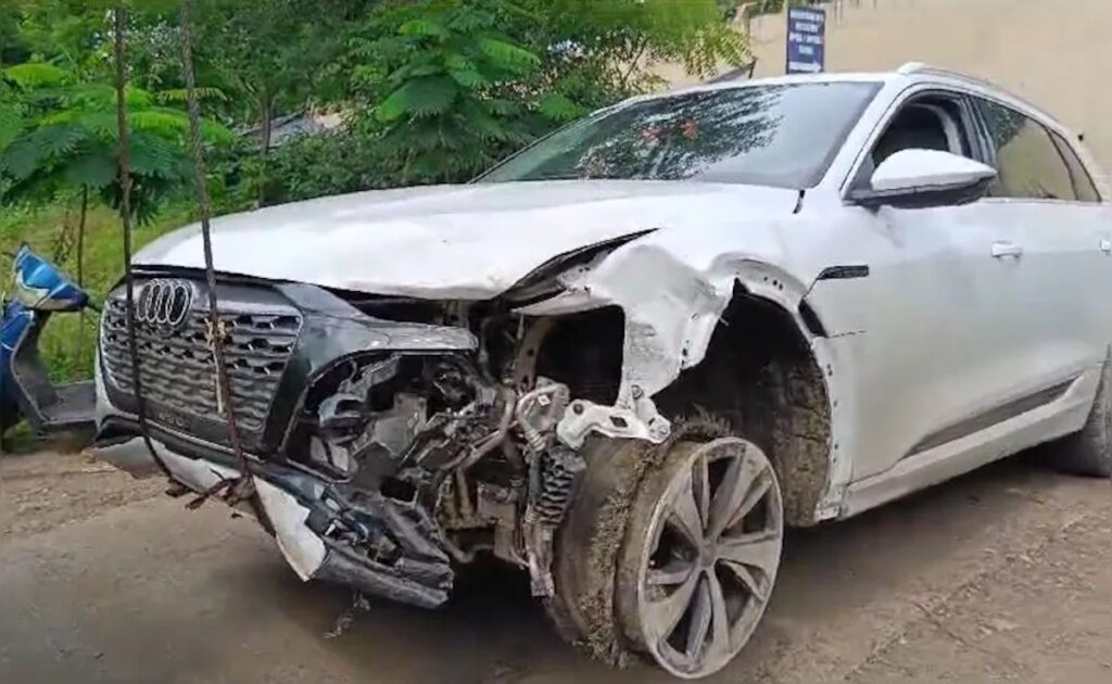 Maharashtra: BJP Chief's Son Audi Hits Multiple Vehicles In Nagpur, 2 Arrested
