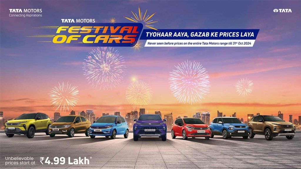 Tata Motors Slashes SUV Prices by Up to ₹2 Lakh to Revive Festive Season Sales