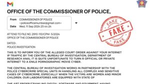 Alert: Mumbai Police Commissioner Warns Public About Fake Arrest Notices