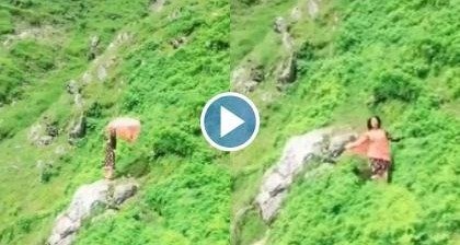 Woman's Reel Filming Turns Tragic as She Falls into Valley, Sparking Social Media Debate on Dangerous Trends
