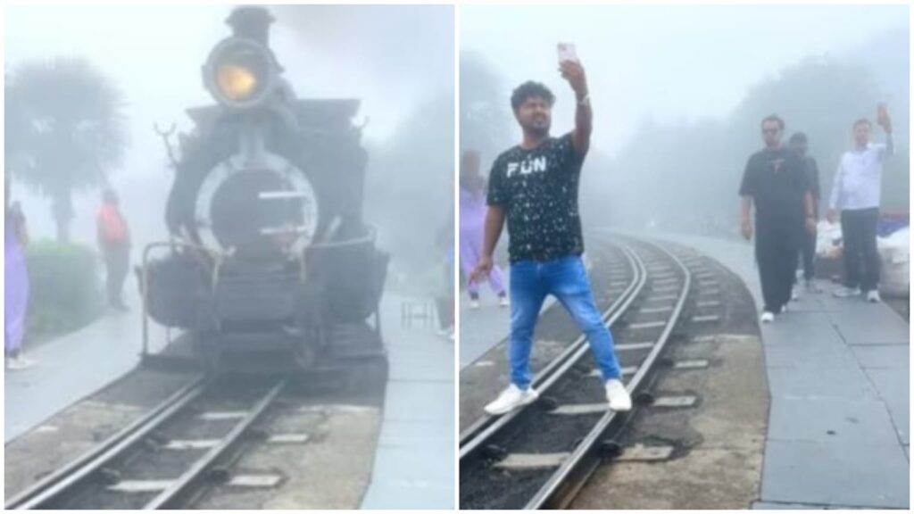 Watch: Man Risks Life for Selfie with Moving Toy Train in Darjeeling