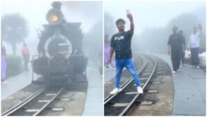 Watch: Man Risks Life for Selfie with Moving Toy Train in Darjeeling
