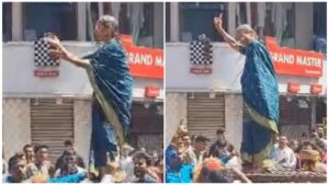 Pune Ganesh Immersion: Elderly Woman’s Dance to “Tum To Dhokebaz Ho” Goes Viral