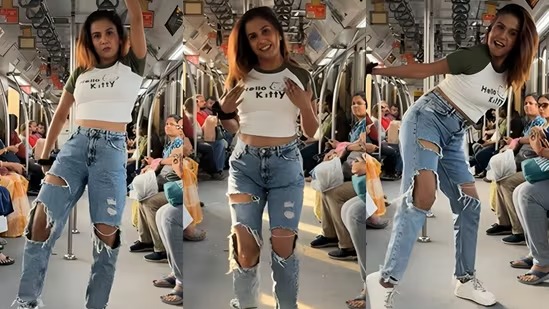 Please Stop’: Woman’s Metro Dance to 'Aaj Ki Raat' Goes Viral, Faces Backlash Online"