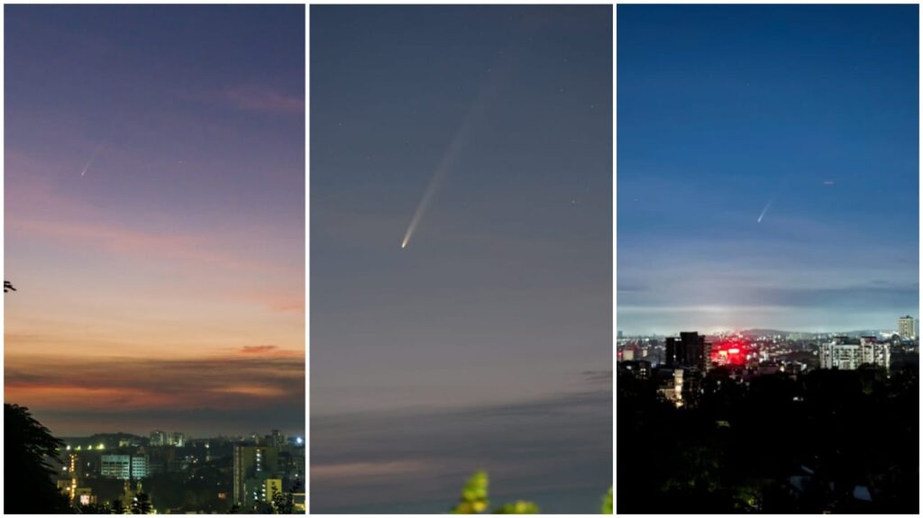 Pune News: Rare Comet C/2023 A3 Captured By 19-Year-Old AstrophotographerÂ