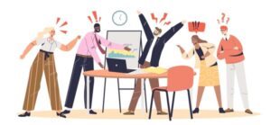 angry-irritated-colleagues-screaming-arguing-600nw-2143051381