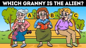 Can You Spot the Alien Granny in 5 Seconds? Only the Sharpest Minds Solve This Puzzle!