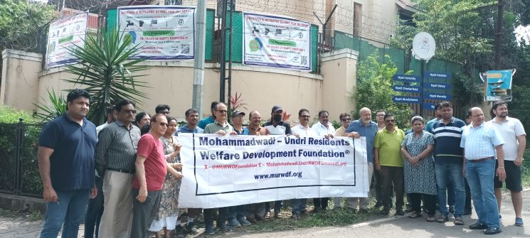 Residents Protest Against Pune Municipal Corporation's Neglect of Civic Amenities in Mohamadwadi and Undri