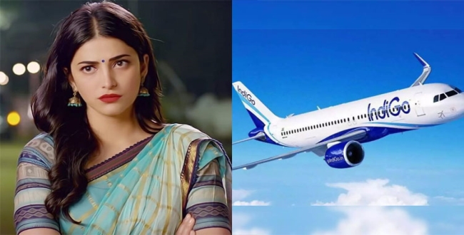 Actor Shruti Haasan criticizes IndiGo for a four-hour delay in Mumbai, Airline Responds