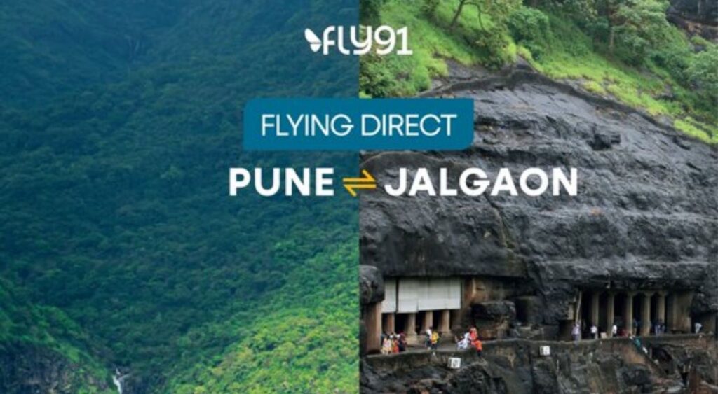 FLY91 Launches Daily Direct Flights From Pune To Goa And Jalgaon