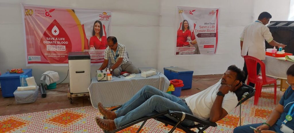 Pune News: Bangiya Samsad Nagar Road (BSNR) In Viman Nagar Marks 20th Year Of Durga Puja With Blood Donation DriveÂ