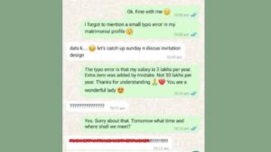 Man’s typo on salary shocks potential match sparks heated Exchange on X