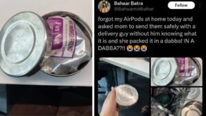 Peak 'Mom’ moment Gurugram mother sends AirPods to office in tiffin