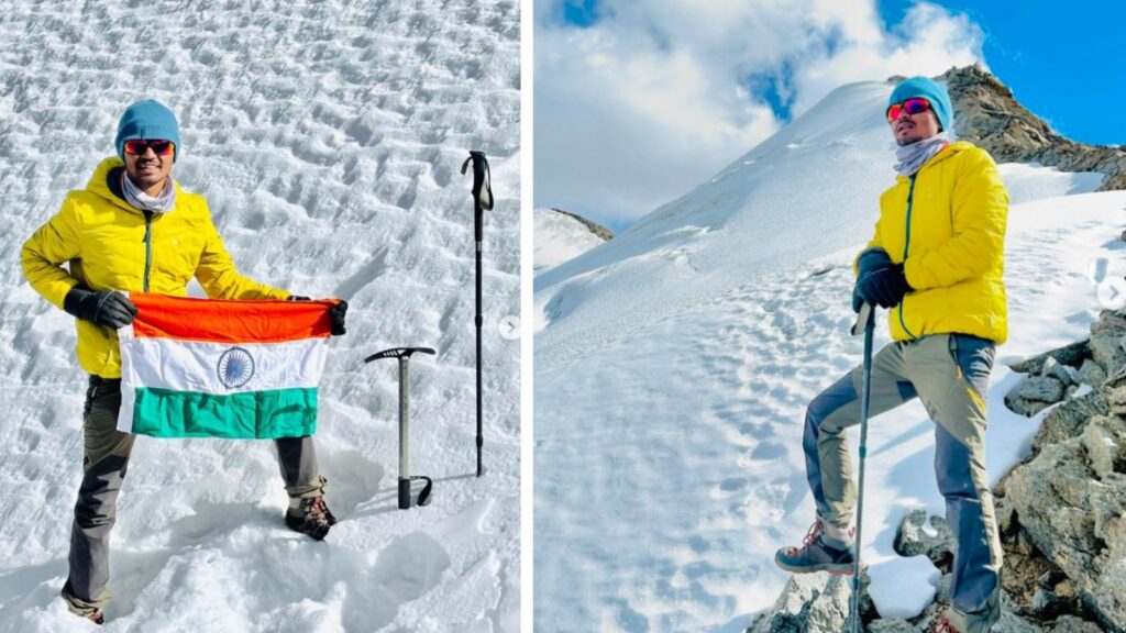 Pune Mountaineer Conquers Challenging Ooty Kangri Peak in Ladakh
