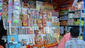 Airport Police Crack Down On Illegal Firecracker Stalls In Pune