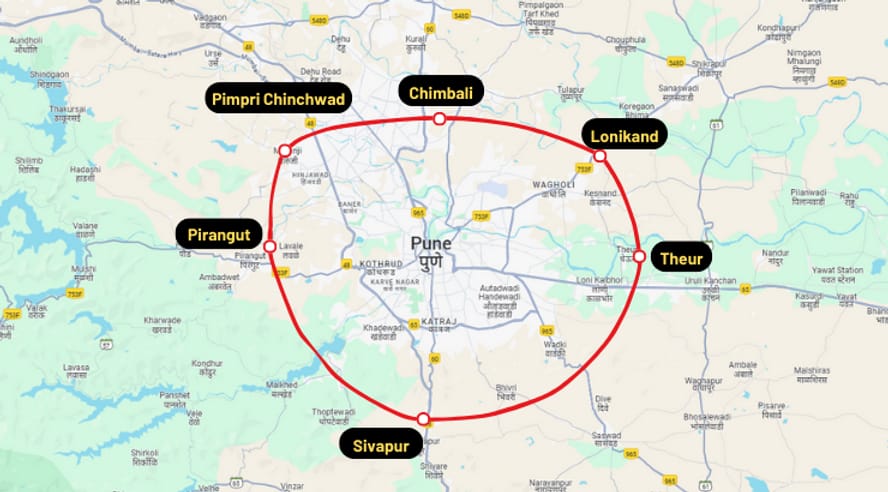 Pune Ring Road 172 km Project to Save Travel Time and Enhance Connectivity