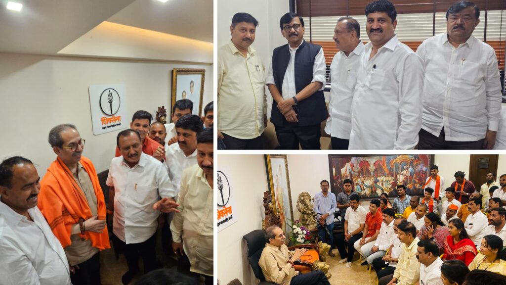 Pune Vidhansabha 2024 Ex-MLA Mahadev Babar Meets Uddhav Thackeray in Mumbai