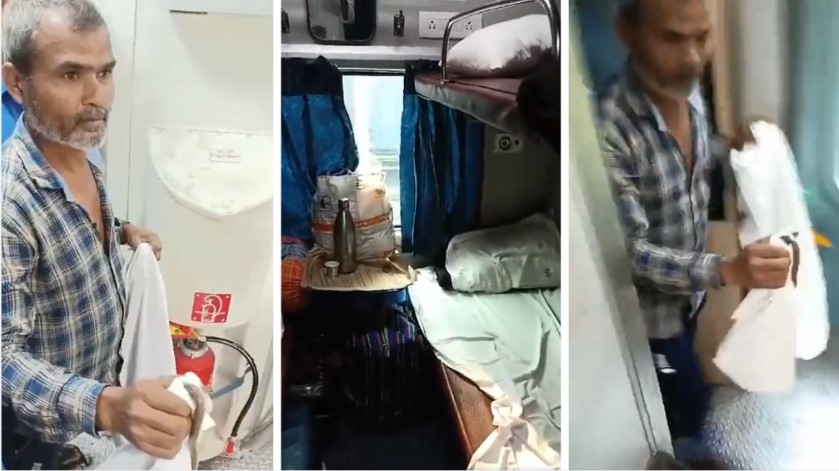 Snake Found in Berth of AC 2-Tier Coach on Jharkhand-Goa Train, Passengers Share Videos