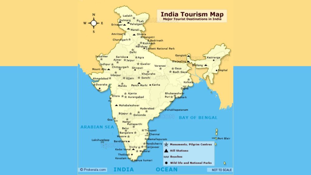 The Most Favorite Destinations Searched by Foreign-tourists in India
