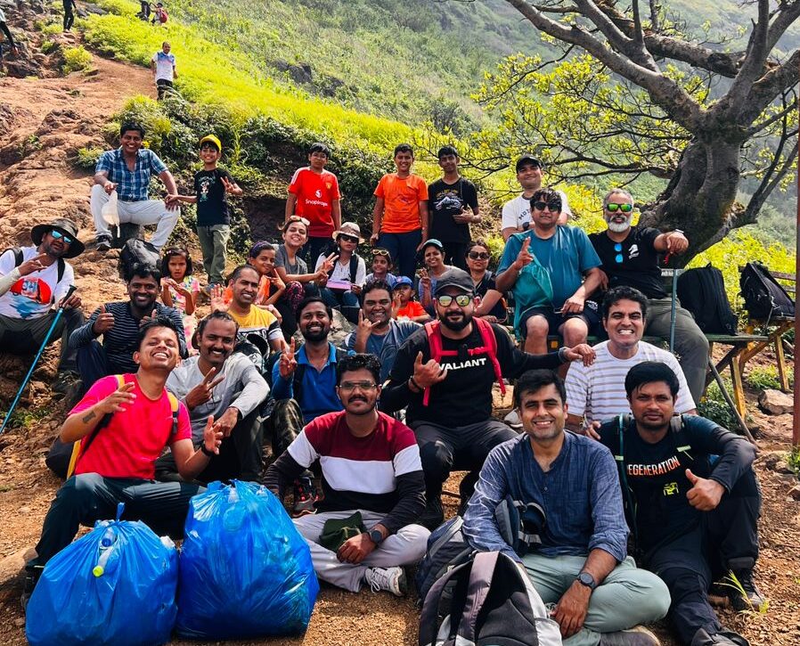 Trekking with a Purpose: Cleanliness Drive at Torna Peak Inspires Youngsters